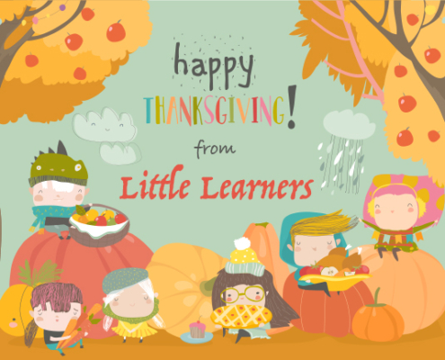 Happy Thanksgivng from Little Learners pre-school, childcare and daycare in Rockaway, NJ Kenvil, NJ Budd Lake, NJ